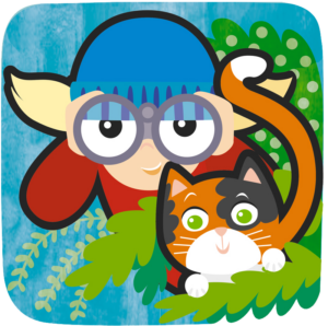 Illustrazione Gatto e Bambina
